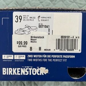 New: Birkenstock Mayari Mocha EU39